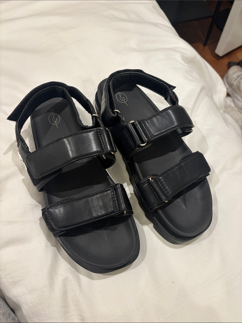 Stradivarius Strappy Black Sandal